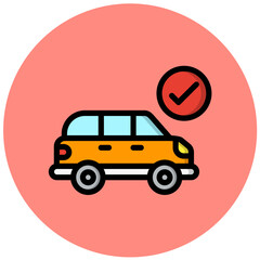 Car protection Vector Icon Design Illustration