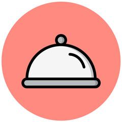 Cloche Vector Icon Design Illustration