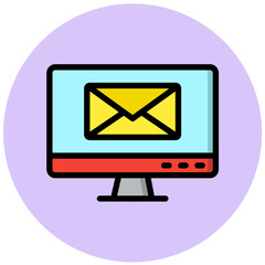 Email Vector Icon Design Illustration