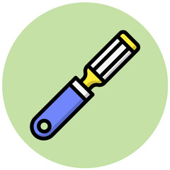 Chisel Vector Icon Design Illustration