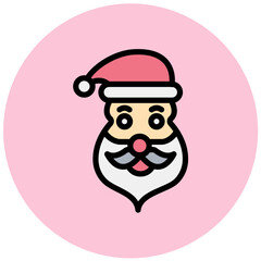Santa claus Vector Icon Design Illustration