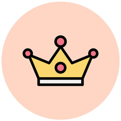 Crown Vector Icon Design Illustration