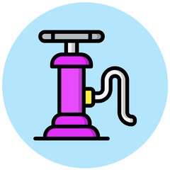 Air Pump Vector Icon Design Illustration