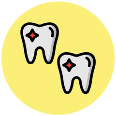 Teeth Vector Icon Design Illustration