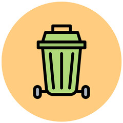 Trash Vector Icon Design Illustration
