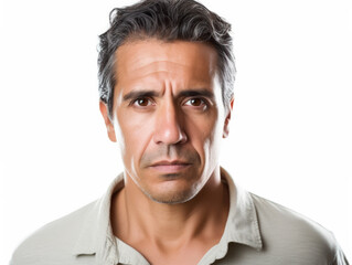 Fototapeta premium isolated portrait in studio 