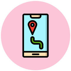 Maps Vector Icon Design Illustration