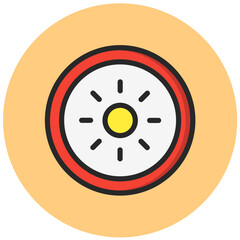 Brightness Vector Icon Design Illustration