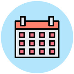 Calendar Vector Icon Design Illustration