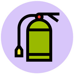 Extinguisher Vector Icon Design Illustration