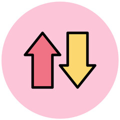 Vertical Vector Icon Design Illustration