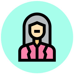 Female Vector Icon Design Illustration