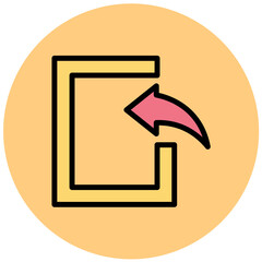 Import Vector Icon Design Illustration