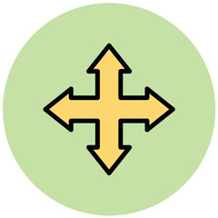 Move Vector Icon Design Illustration