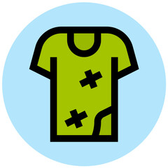 Obraz premium Dirty clothes Vector Icon Design Illustration