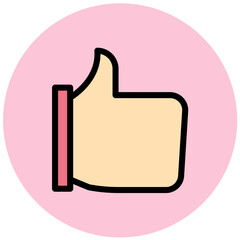 Obraz premium Like Vector Icon Design Illustration