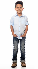 Fototapeta premium isolated portrait in studio 
