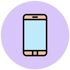 Mobile phone Vector Icon Design Illustration