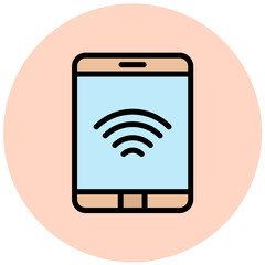 Tablet Vector Icon Design Illustration