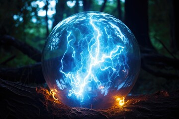 Mesmerizing phenomenon of a ball lightning.