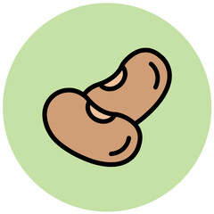 Beans Vector Icon Design Illustration