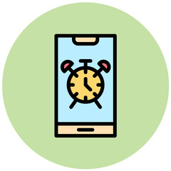Clock Vector Icon Design Illustration