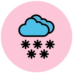 Snow Vector Icon Design Illustration