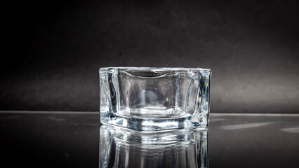 glass with ice
