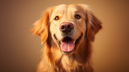 Adorable Golden Retriever Posing