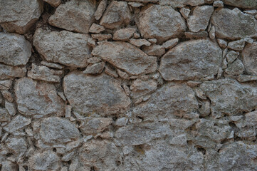 Ancient wall texture background with old bricks