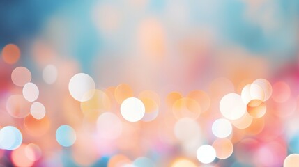 Obraz premium Sweet color blur bokeh with light and curtain abstract background.