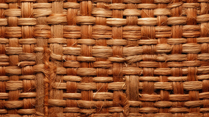 Natural texture of jute close-up, ecological background. 
