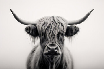 Scotland horn grass cow mammal farming nature animal brown highland