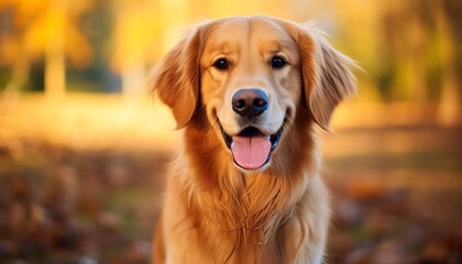 Obraz premium golden retriever dog