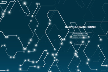 Obraz premium Abstract circuit board background.