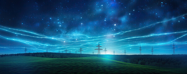 Electricity generated by power plants delivered to customers . generative ai