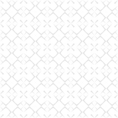 Ornamental seamless pattern with elements of flowers and vegetation, template for factory fabric and wallpaper. Mosaic of gray lines with national trend pattern.