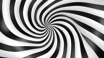 Optical illusion  mesmerize background in white and black color