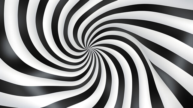 Optical illusion mesmerize background in white and black color © Muhammad