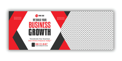 Digital marketing agency, grow your business professional services square social media cover, post banner cover template