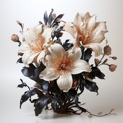 Beautiful Flower Headshot, Hd , On White Background 