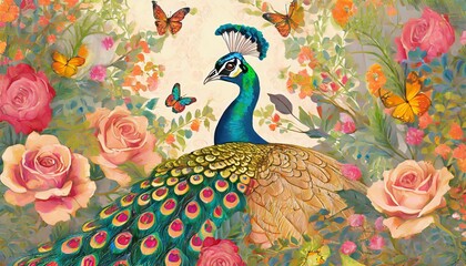 Obraz premium Thai art painting on wall