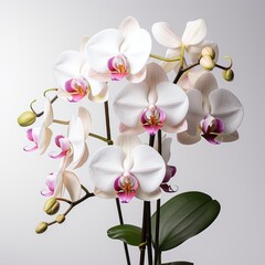 Orchid White Background , Hd , On White Background 