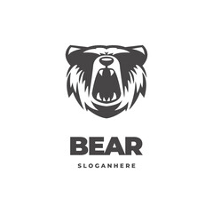 Bear activity modern logo vector