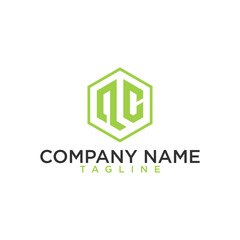 Geometric letter ac, logo design. Modern luxury intial logo vector.