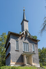 Fototapeta na wymiar Calvary Hill chapel, Immenstadt, Germany