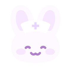 うさぎのナース　笑顔⭐︎PNG