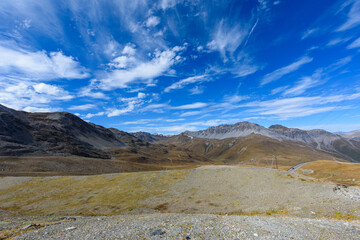 Amazing sky in the Alps