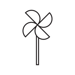 pinwheel paper windmill icon