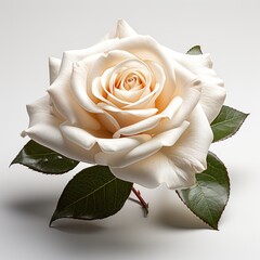 White Rose, Hd , On White Background 